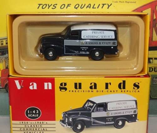 LLEDO VANGUARDS 1:43 AUSTIN A40 VAN - J LYONS & Co LTD - VA3012 MIB.