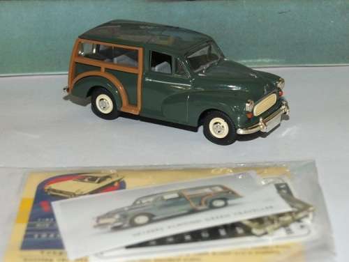 LLEDO VANGUARDS 1:43 MORRIS MINOR TRAVELLER  ALMOND GREEN VA10002 MIB.