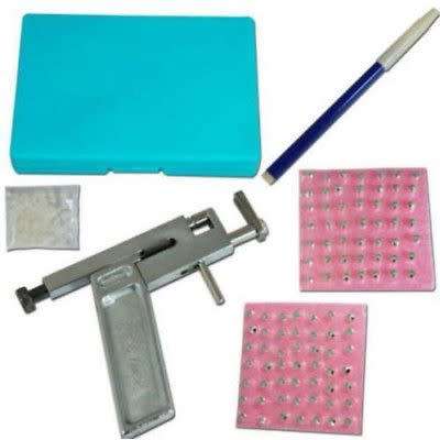 Ear Hole Piercing Gun Tool +  Ear Studs Tool Professional Ear Piercing Gun