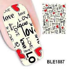 WATER TRANSFER FULL NAIL ART STICKER