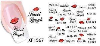 WATER TRANSFER NAIL ART STICKER