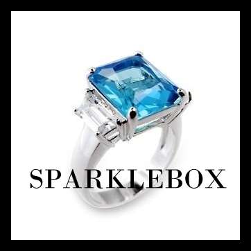 ***NEW STOCK R70 STARTING PRICE***Aquamarine CZ Prong Setting Ring***SIZE 6