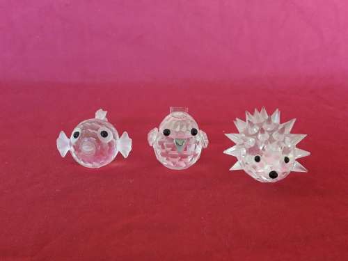 A collection of Swarovski animals