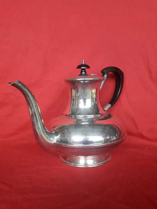 A stunning silver plated tea set