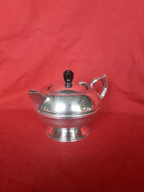 A stunning silver plated tea set