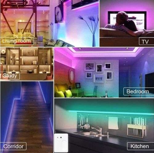 Smart 5m LED Strip Light 5050 RGBW Wifi + Remote | Tuya Smart Life