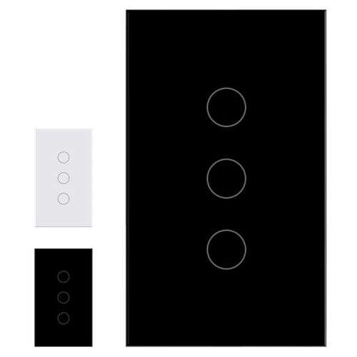 Smart Light Touch Switch, 3 Gang | WiFi Tuya Smart Life