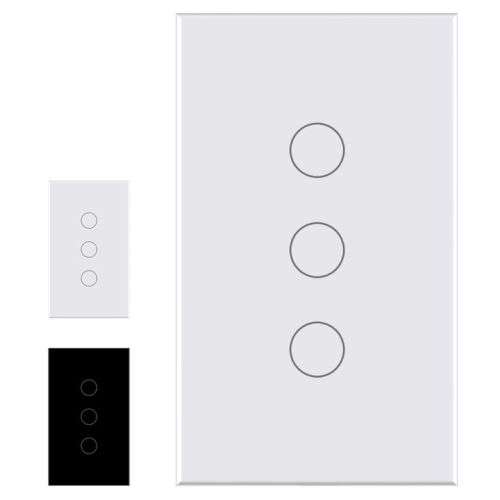 Smart Light Touch Switch, 3 Gang | WiFi Tuya Smart Life