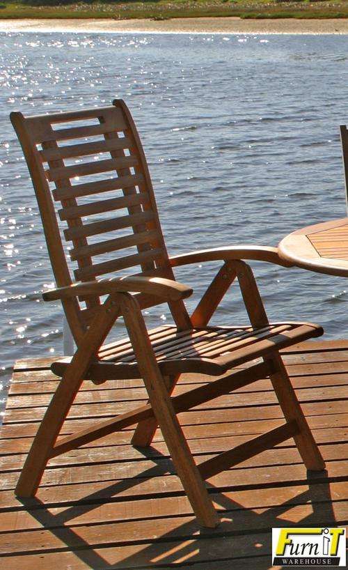 Sawadee Chair - 5 position adjustable - Hardwood - Outdoor