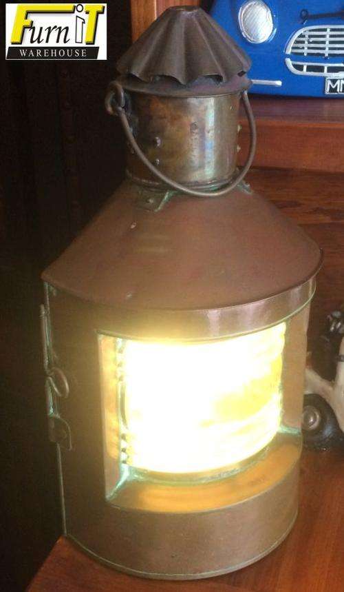 Ships Lamp / Lantern - Electrified - Good Condition / Working