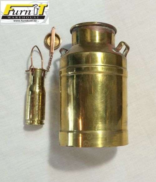 Milk Can set ( BRASS ) - Small