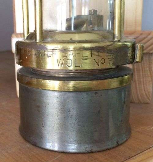 WOLF No 7 Miners Safety Lamp - Free Shipping