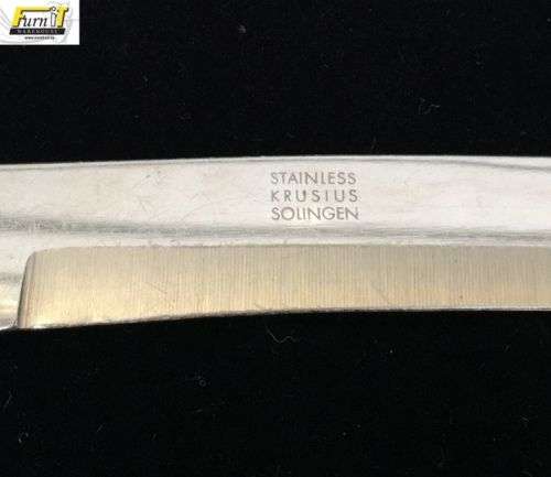 Meat Carving set (3 Piece) incl. Steel Sharpener- Stainless Krusius Solingen