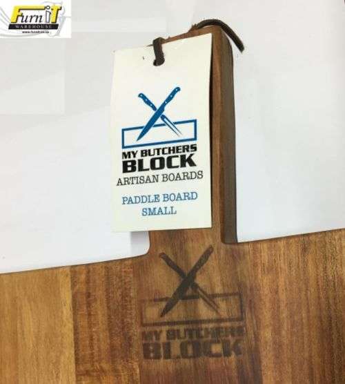 My Butchers Block - Artisan RECTANGULAR Paddle Serving Board - END OF RANGE - NEW