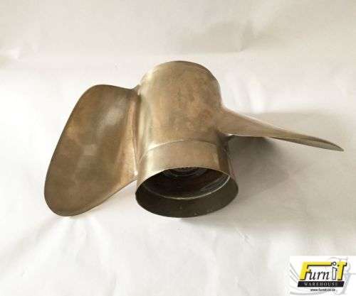 Vintage Brass Ship / Boat Propeller - Identification Marking - Good Condition