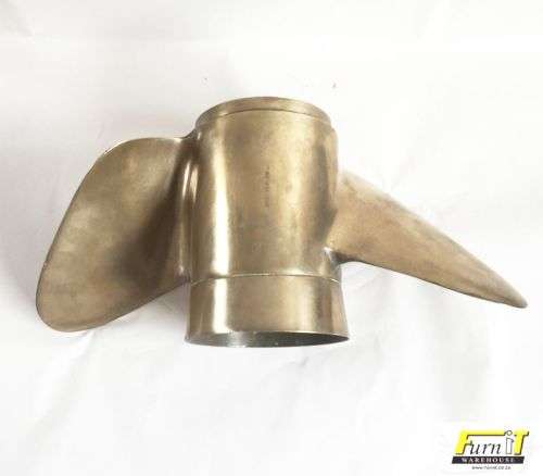 Vintage Brass Ship / Boat Propeller - Identification Marking - Good Condition