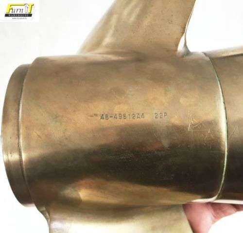 Vintage Brass Ship / Boat Propeller - Identification Marking - Good Condition