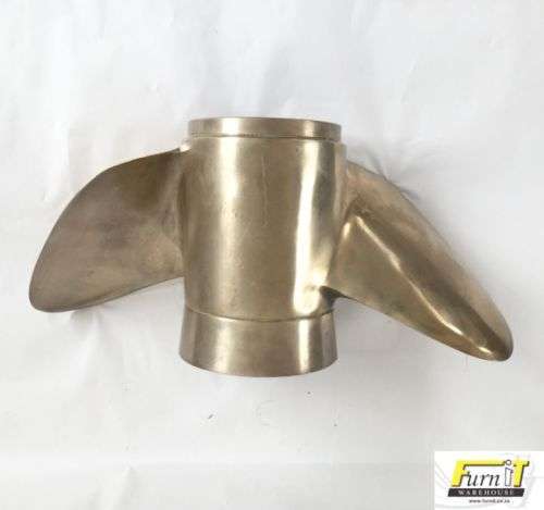 Vintage Brass Ship / Boat Propeller - Identification Marking - Good Condition