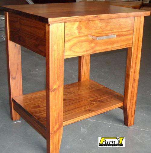 Sonata Bedside 1 x Drawer + magazine rack (pine night stand)