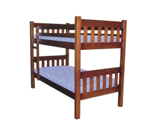 Bunk Bed (Pine) - Honey Oak Finish (excl. Mattresses)