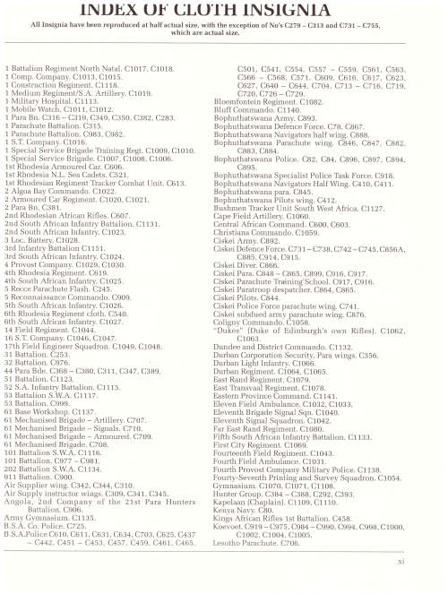 MILITARY BADGES OF SOUTH AFRICA