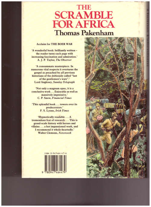 THE SCRAMBLE FOR AFRICA by THOMAS PAKHAM *SIGNED*