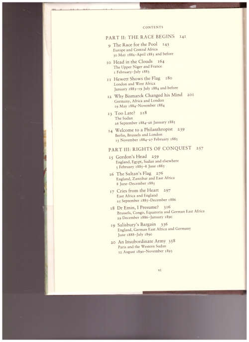 THE SCRAMBLE FOR AFRICA by THOMAS PAKHAM *SIGNED*