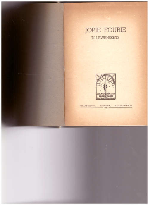 JOPIE FOURIE: `N LEWENSKETS