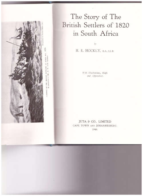THE STORY OF THE BRITISH SETTLERS OF 1820 IN SOUTH AFRICA