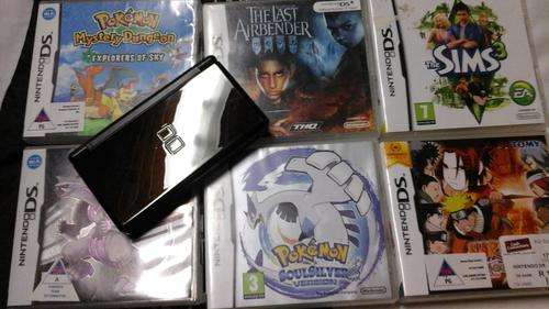 Nintendo DS + 6 games for sale