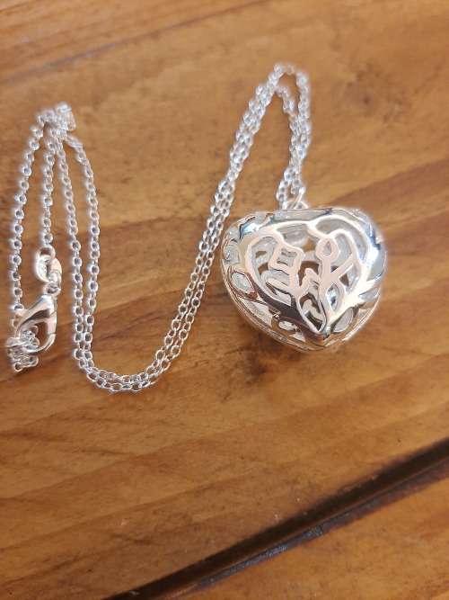 3D Heart Shape Necklace and Pendant