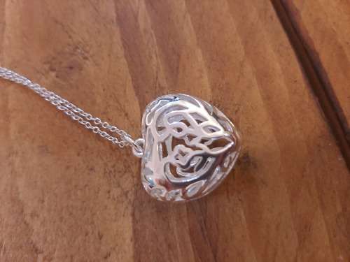 3D Heart Shape Necklace and Pendant