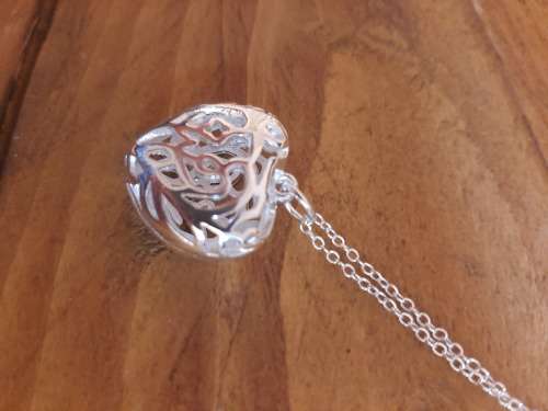 3D Heart Shape Necklace and Pendant