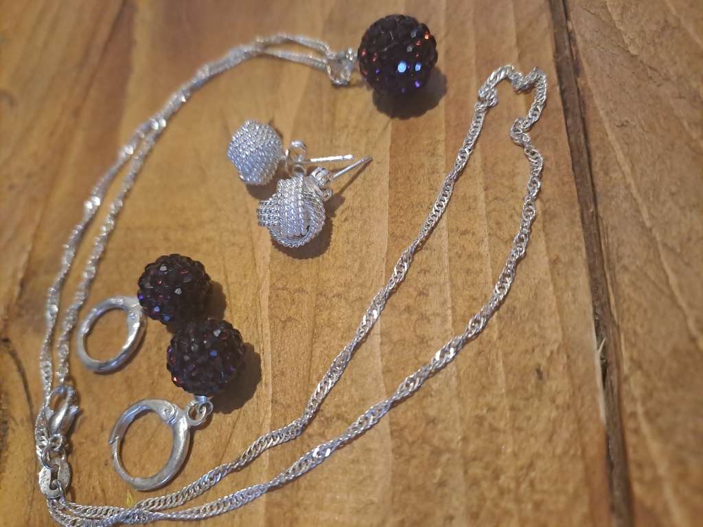 Necklace and Two Earing Sets!