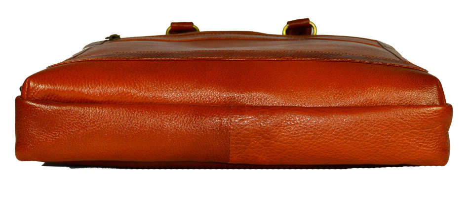 Executive Genuine Leather Laptop Messenger Bag