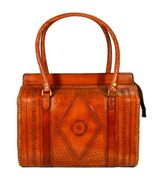 Vintage Handcrafted Leather Handbag