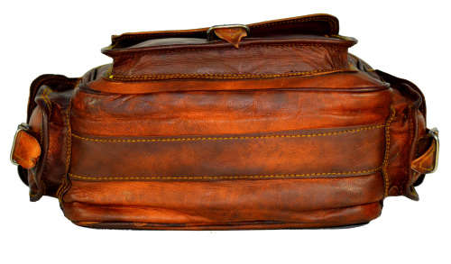 Vintage Handcrafted Leather Camera Bag