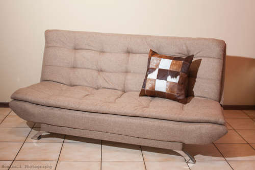 Fabric Sleeper Couches ( 2 Free Scatter Cushions)