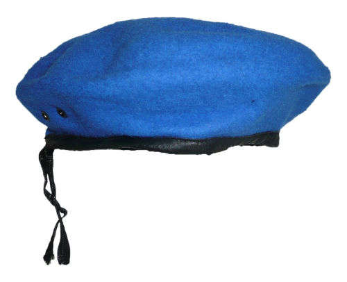 Blue berets Cool blue Wool Military Special Force Army French Artist