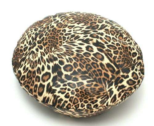 Round Cap Women Beret Hat Winter Wool Ski Beanie Hat Fashion Artist Warm Vintage-Leopard colour