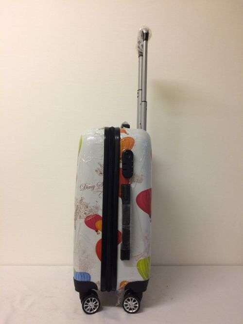 Lightest Weight Hard Shell Trolley 4 Wheel 360 Spinner Case Printed Floral balloon