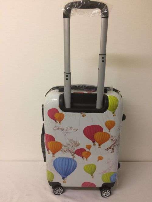 Lightest Weight Hard Shell Trolley 4 Wheel 360 Spinner Case Printed Floral balloon
