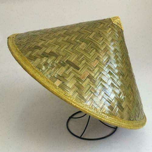 Chinese Oriental Vietnamese Straw summer Bamboo Sun Rice Hats Farmer Fishin hat(FREE SHIPPING)