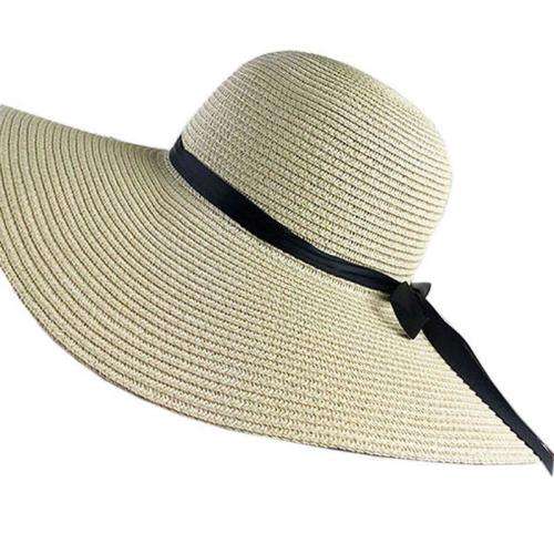 (FREE SHIPPING) Summer Hats For Women Chapeau Femme Sun Hat Beach Panama Straw Hat Large NEW
