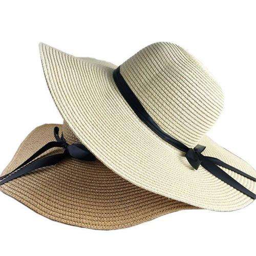 (FREE SHIPPING) Summer Hats For Women Chapeau Femme Sun Hat Beach Panama Straw Hat Large NEW