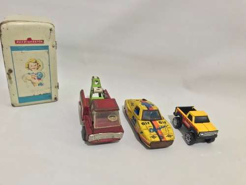 Collection of vintage tin toys