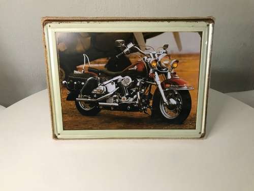 Harley-Davidson bike...Great for a man cave 31cm by 40cm