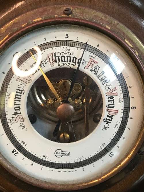 Barigo clock shipwheel