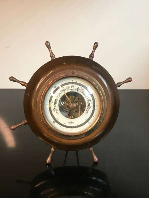 Barigo clock shipwheel