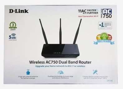 D-LINK Wireless AC750 Dual Band Router - FREE DELIVERY